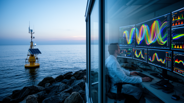 Deep Learning Reads the Coast: Graph Networks Turn Raw Sensor Streams into Water-Quality Warnings