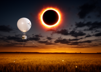 Balloon Chases the Ring of Fire: Eclipse Shadow Stirs the Sky Above Brazil
