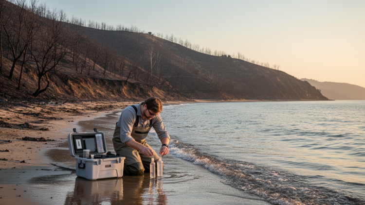 After the Flames: Wildfires Reshape Bacterial Pollution in California’s Coastal Waters