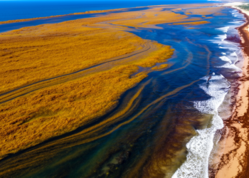 Winds, Currents and Climate Mode Drive Twice-Yearly Sargassum Waves onto West African Shores
