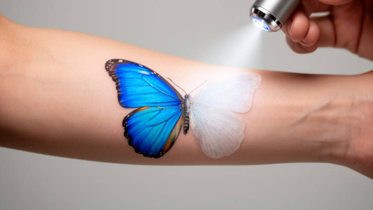 Light-Switch Tattoo Inks Turn Colorful Designs On and Off at Will