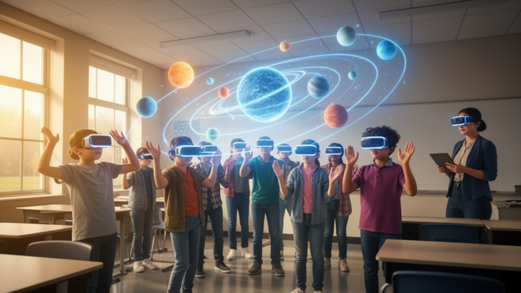 After a Virtual Trip Through the Solar System, Students Rate Their Digital Skills