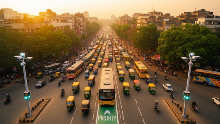 Virtual Traffic Lab Shows Smart Signals and Bus Priority Could Untangle Indian City Streets