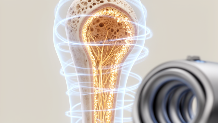 Magnetic pulses rewire a hidden nerve circuit in bone to reverse stress-driven bone loss