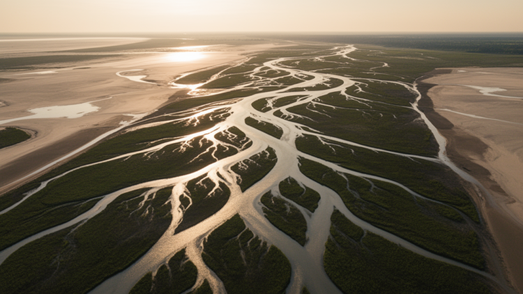 Classic Geometry Gives River Landscapes a Hidden Order