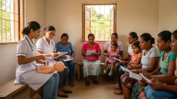 Training Frontline Health Workers for Migrant Mothers and Children in Central America