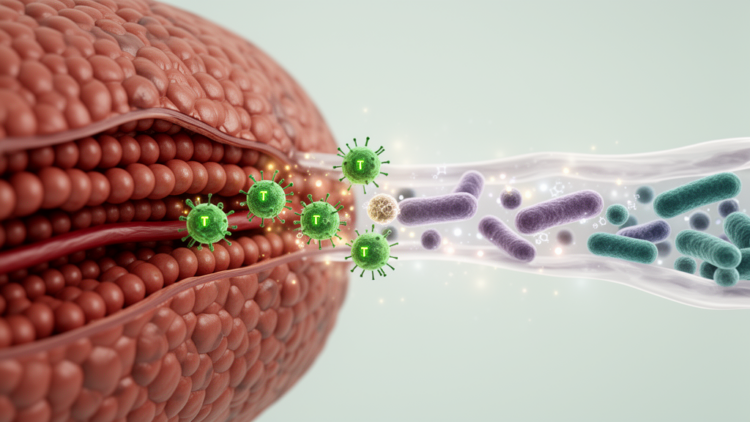 Gut microbes and T cells drive chronic liver disease through a two-way immune dialogue