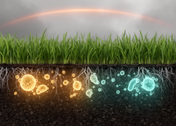 Ozone Pollution and Organic Fertilizers Reshape the Hidden Nitrogen Engine Beneath Wheat