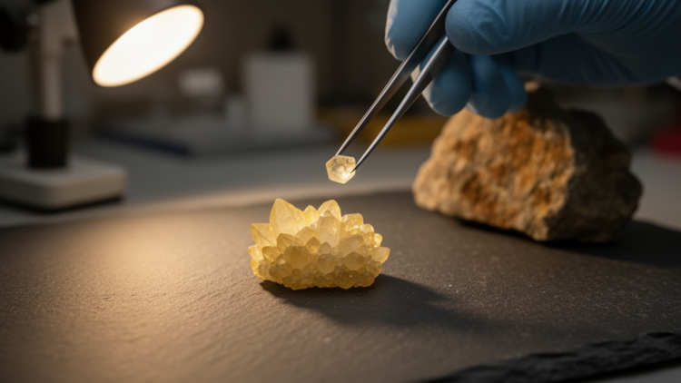 Tiny Yellow Crystals From Rwanda Reveal a Brand-New Neodymium Mineral