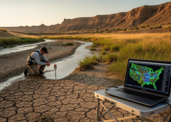 AI Learns Where U.S. Streamflow Droughts Come From—and Predicts Them Where No Gauges Exist