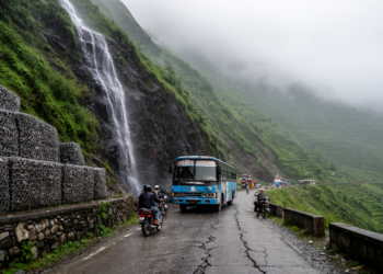 Nepal’s Lifeline Highway Is Held Together by Suction That Vanishes Every Monsoon