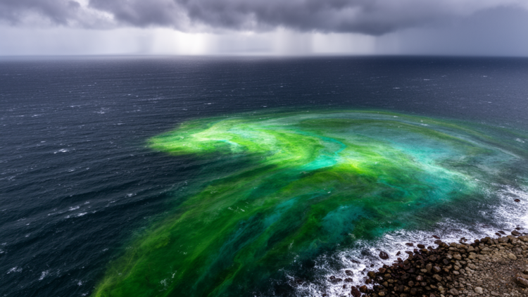 Summer Storms Rewrite the Rules of Coastal Plankton Blooms