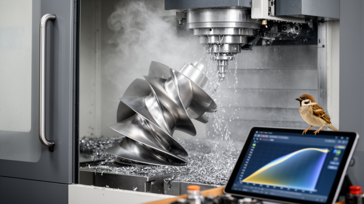 Sparrow-Inspired AI Predicts Machining Errors in Five-Axis Finishing with Over 99 Percent Accuracy