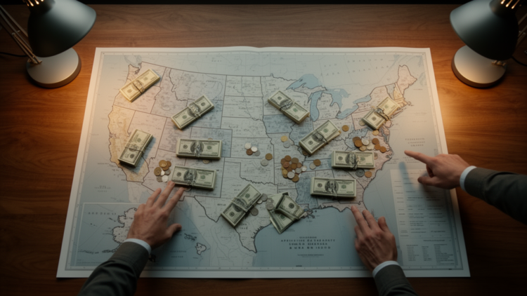 Money Maps Reveal How Democrats and Republicans Fund Each Other’s Campaigns
