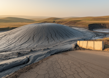 Azerbaijan’s Mud Volcanoes Creep Like Glaciers, Reshaping Landscapes and Threatening Infrastructure