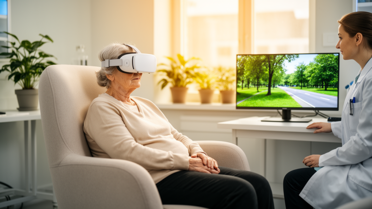 Virtual Reality Reveals How Greenery and Traffic Shape Relaxation in Older Adults