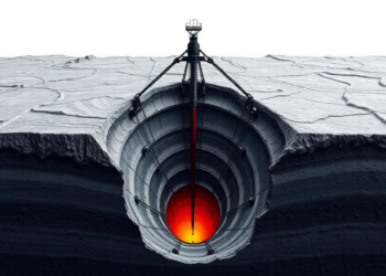 Deep beneath a German basin, a drill core reveals three ancient invasions by the Rhine Glacier