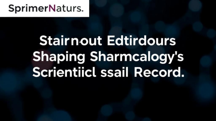 Springer Nature Honours Standout Editors Shaping Pharmacology’s Scientific Record