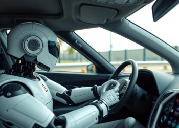 Robot Drivers Behave Safely, But They Make Humans Behind Them Drive Worse