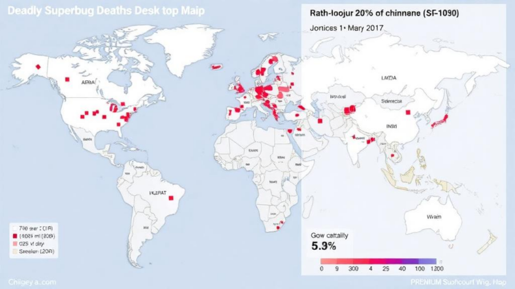 Deadly Superbug Deaths Map Reveals Three Decades of Shifting Global Mortality