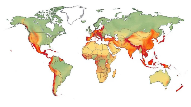 New 160-Year Map Reveals Humanity’s Tenfold Surge in Phosphorus Pollution