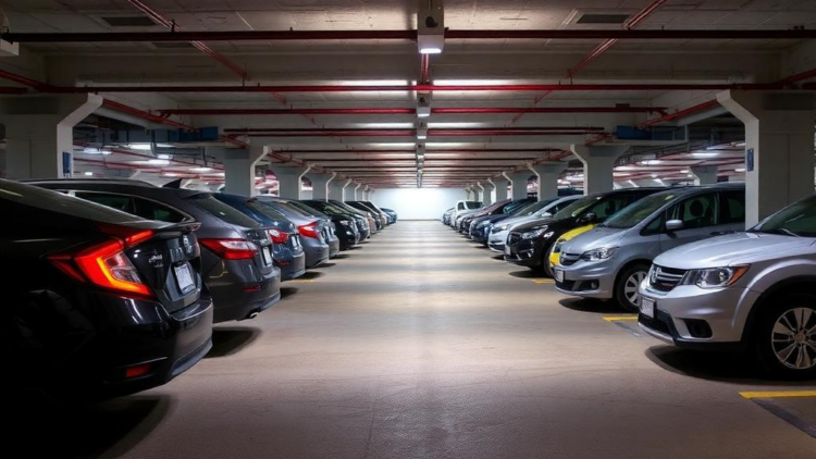 Idling Cars Quietly Turn Parking Garages into Heat Traps, Pilot Study Finds