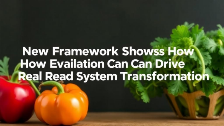New Framework Shows How Evaluation Can Drive Real Food System Transformation