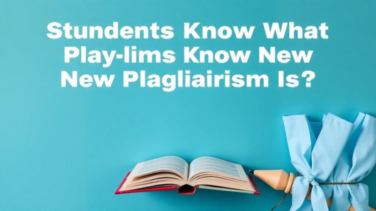 Students Know What Plagiarism Is, Yet Half Still Cross the Line, Study Finds