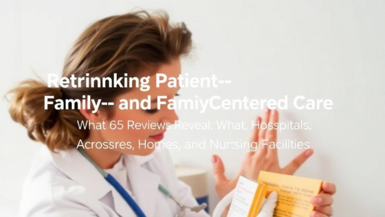 Rethinking Patient- and Family-Centered Care: What 63 Reviews Reveal Across Hospitals, Homes, and Nursing Facilities