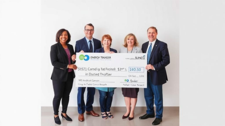 Energy Transfer and Sunoco Give Record $2.2 Million to MD Anderson Pediatric Cancer Research